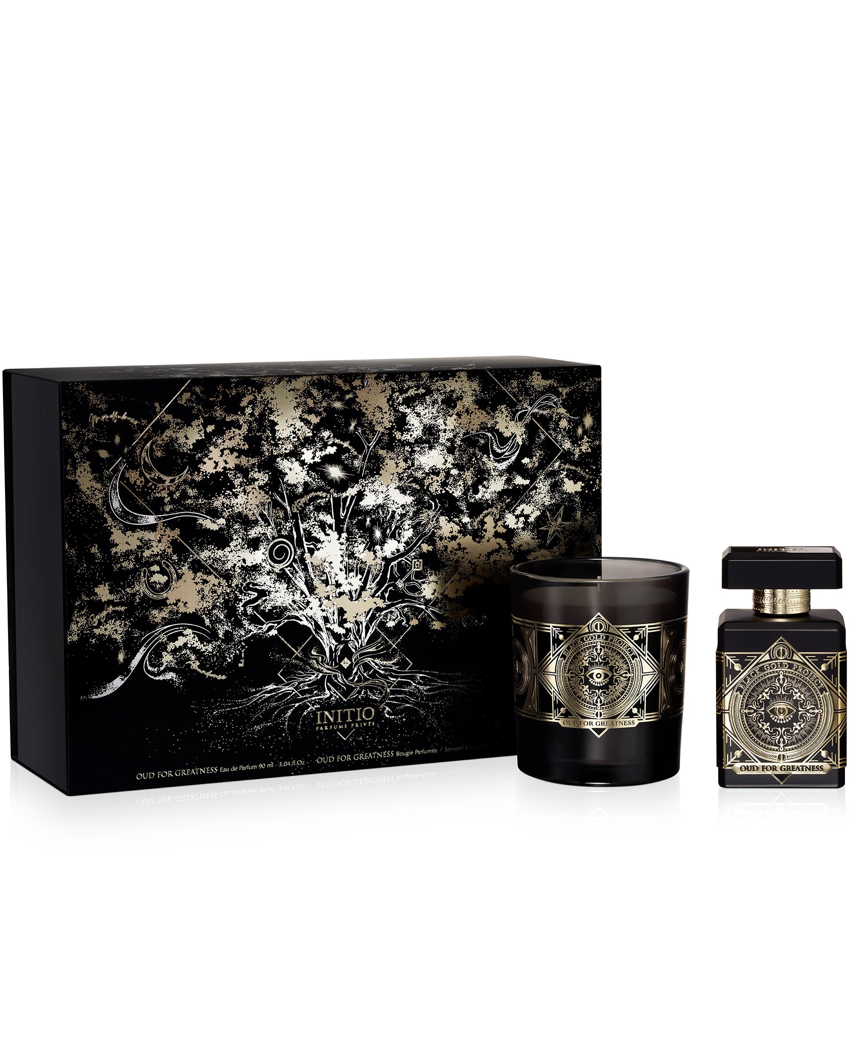 SET INITIO US Privés LIMITED CANDLE GREATNESS FOR OUD – EDITION Parfums